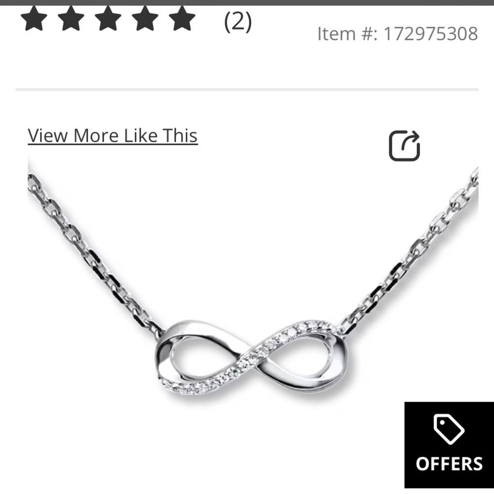 Silver Infinity Necklace